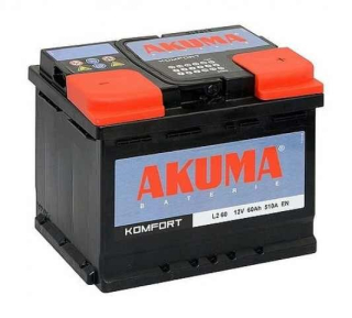 AUTOBATÉRIA AKUMA KOMFORT L2 60 12V 60Ah 510A EN