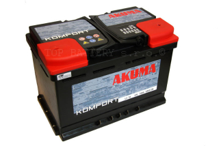 AUTOBATÉRIA AKUMA KOMFORT L3 74 12V 74Ah 640A EN